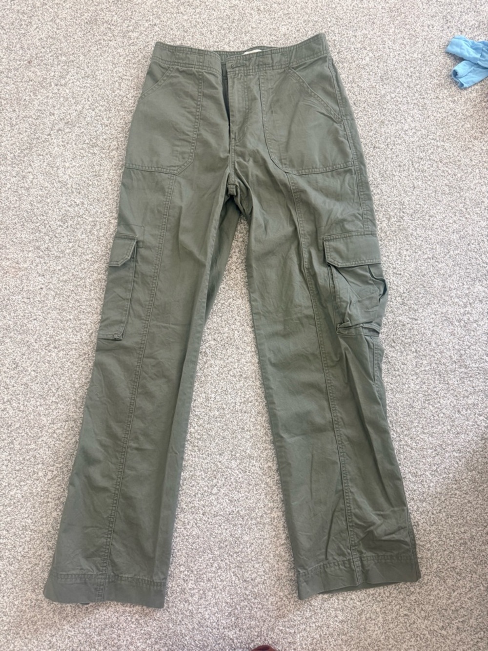 Abercrombie & Fitch Olive Green Women's Cargo Pants